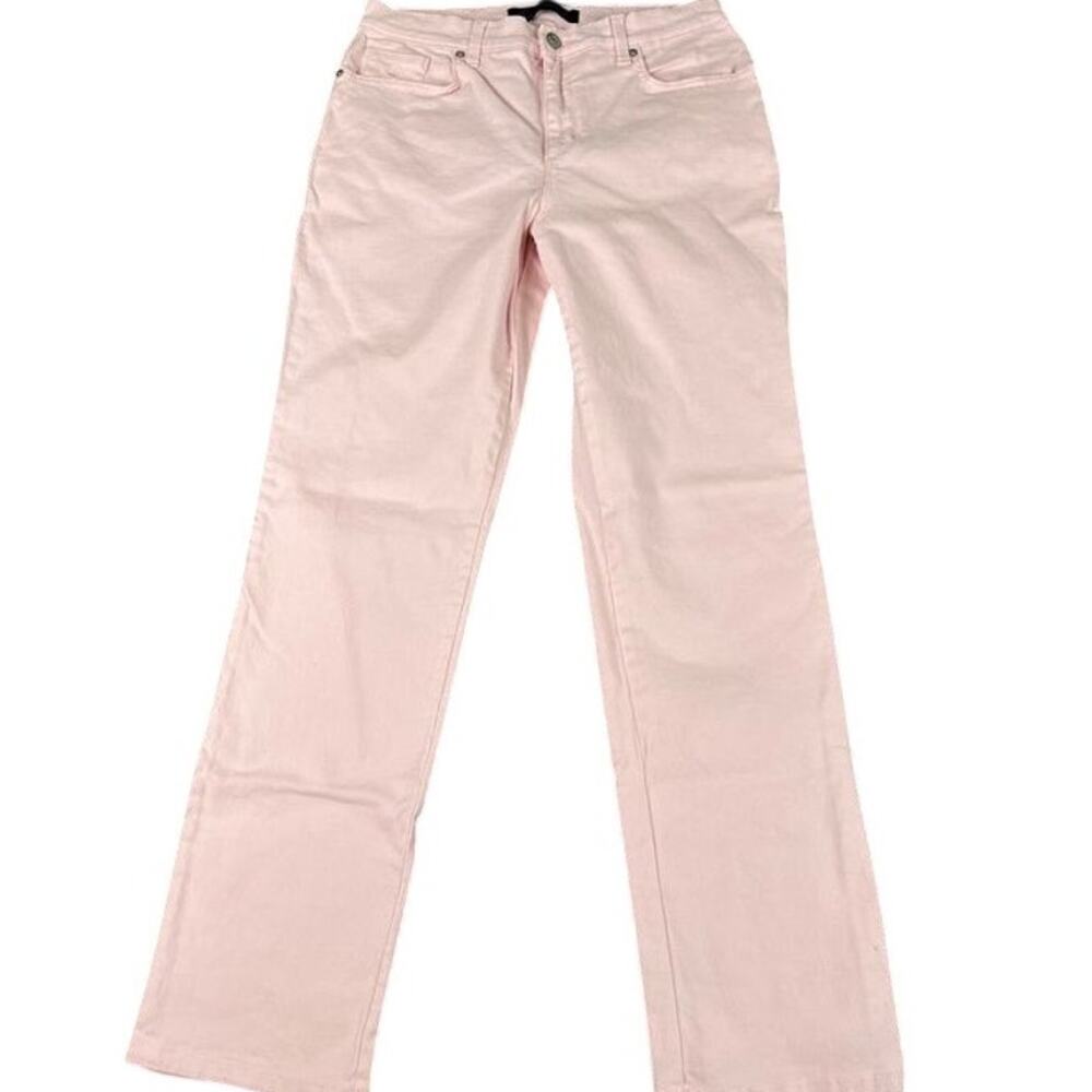 Gloria Vanderbilt Amanda Light Pink Tapered Jeans Size 8 Bangladesh Exc